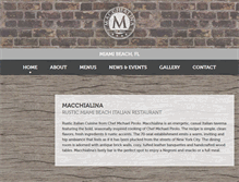 Tablet Screenshot of macchialina.com